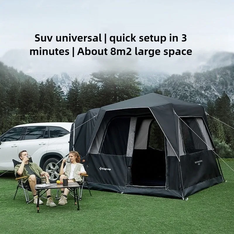 

Уличная легкая автомобильная палатка, портативная складная семейная палатка для выживания, водонепроницаемая солнцезащитная палатка, туристические палатки для походов и кемпинга