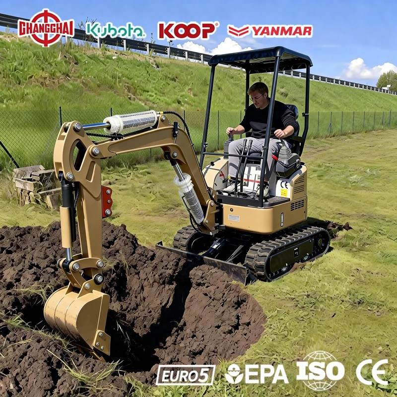 

Mini Excavator 1.7Ton diesel engine Construction 0.8Ton 1.5Ton digger diesel engine CE EPA Euro 5 Manufacturer direct sales