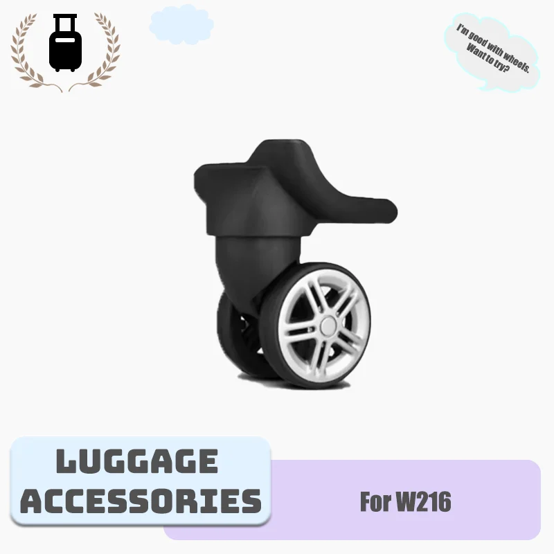 

Высококачественные сменные колеса для багажа W-140, вращение на 360° ° Поворотные бесшумные ролики для ремонта дорожных чемоданов