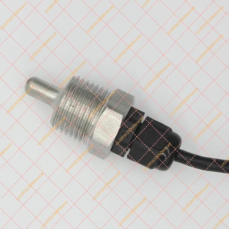 1PC DS18B20 Digital Temperature Sensor, G1/2 SUS304 Stainless Steel Probe with 1m 3-Core PVC Wire