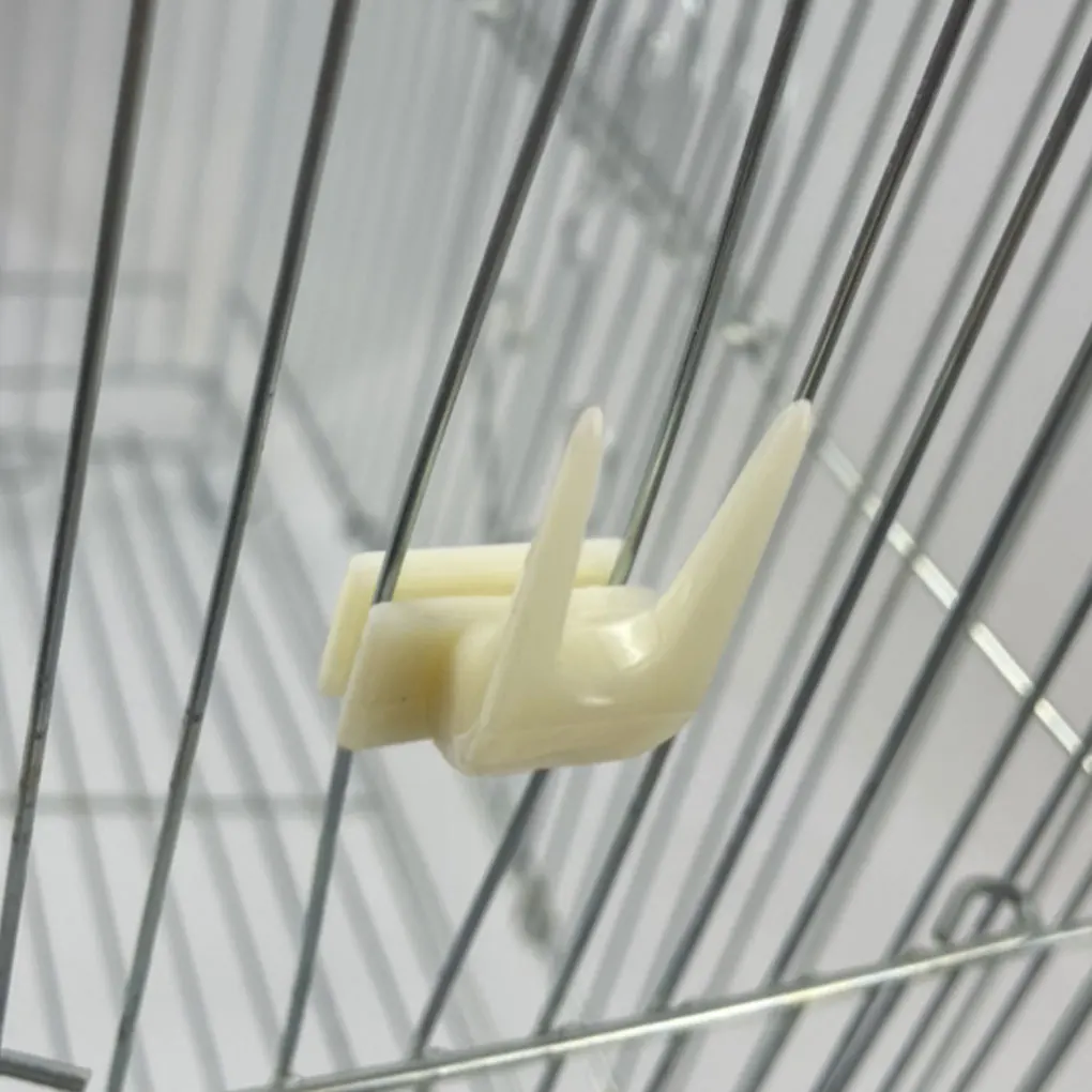 ส้อมสำหรับให้อาหารนกแก้วในกรงอุปกรณ์สำหรับสัตว์เลี้ยง