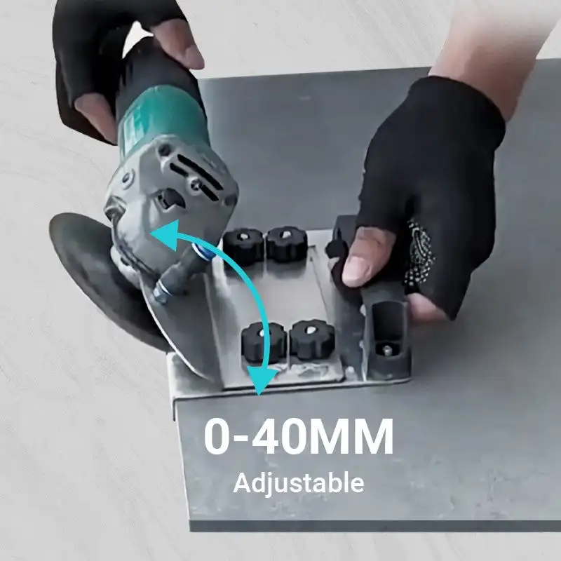 Angle Grinder Stand para telha, 45 ° chanfro corte