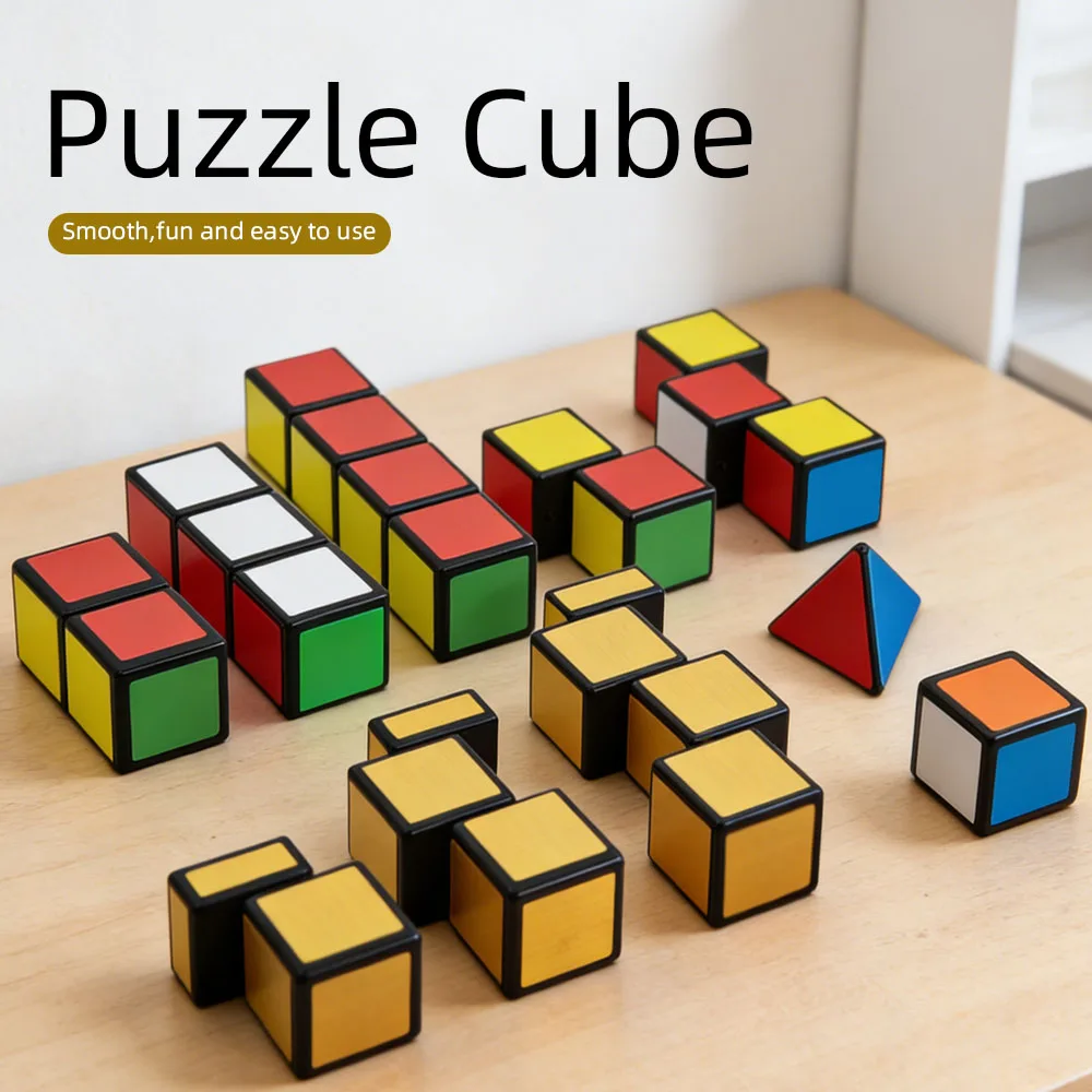 

1x1 cube ，1x1 Pyraminx，Twisty 1x1x2 cube，Twisty 1x1x3 cube，1x1x4 cube，Mirror 1x1x2 cube，Mirror 1x1x3 cube，Collect souvenirs
