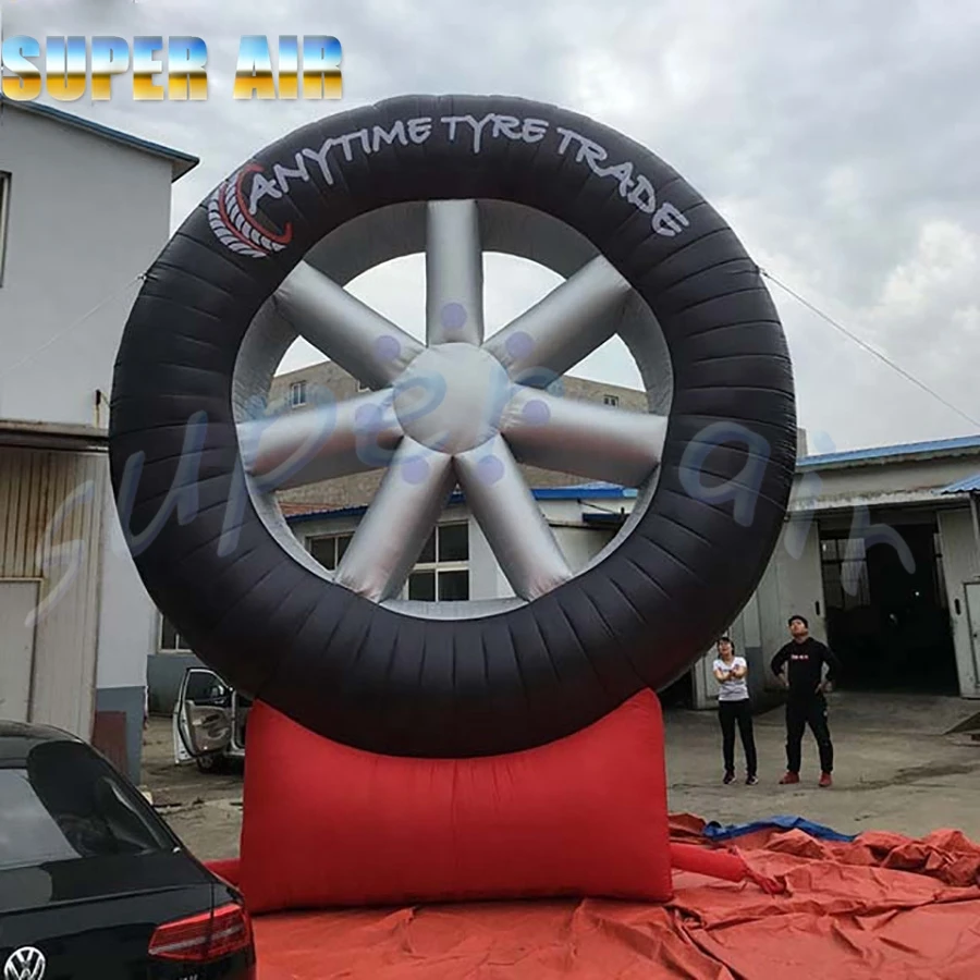 Beurs Model Reclame Opblaasbare Band Met Gratis Blower Te Koop