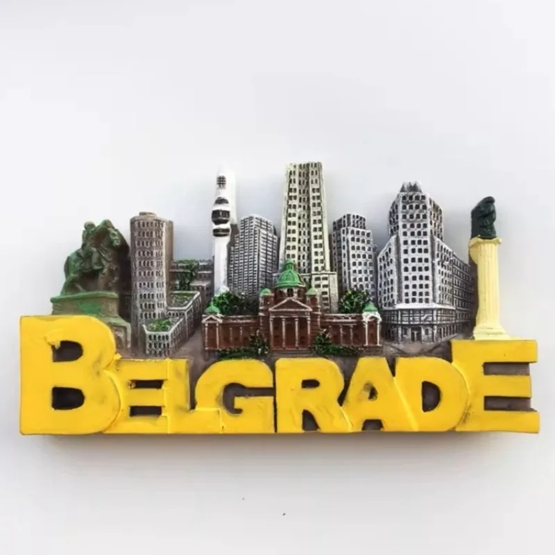 Serbia Fridge Magnets Belgrade Travel Souvenirs Novi Sad Fridge Stickers Home Decoration Wedding Gifts
