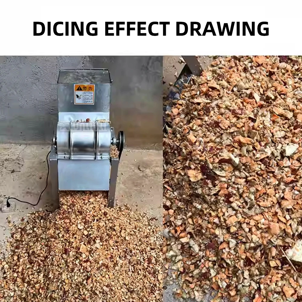 Commercial Stainless Steel Potato Pellet Chopper Vegetable Fruit Dicer Poultry Feeder Cutter for Kitchen