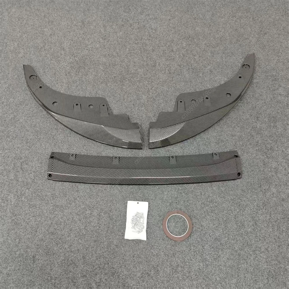 MP نمط سيارة الجبهة الوفير الفاصل الشفاه الناشر لمعان الأسود أطقم لسيارات BMW 4 سلسلة G22 G23 M-Sport 2020-2024 + 2-Door كوبيه/كابريو #5