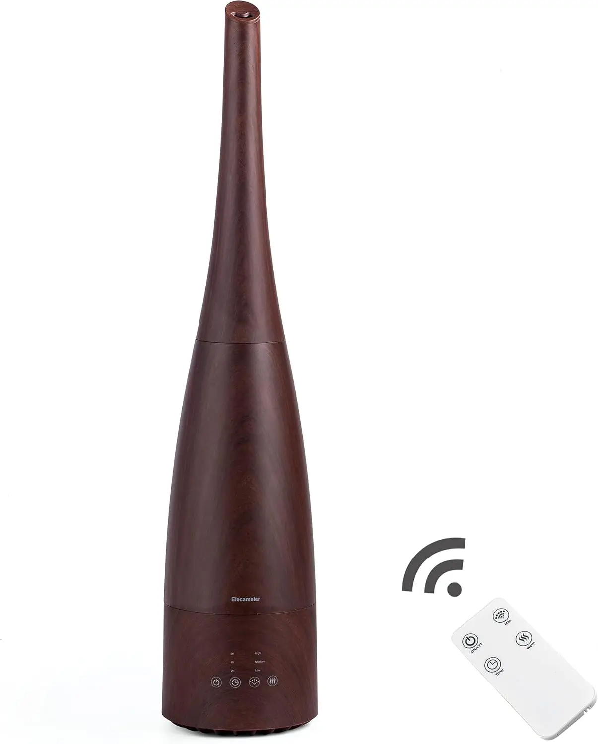 

Умный ультразвуковой увлажнитель воздуха с пультом дистанционного управления, объемом 2,3 л, бесшумный (25 дБ) для дома, офиса, спальни