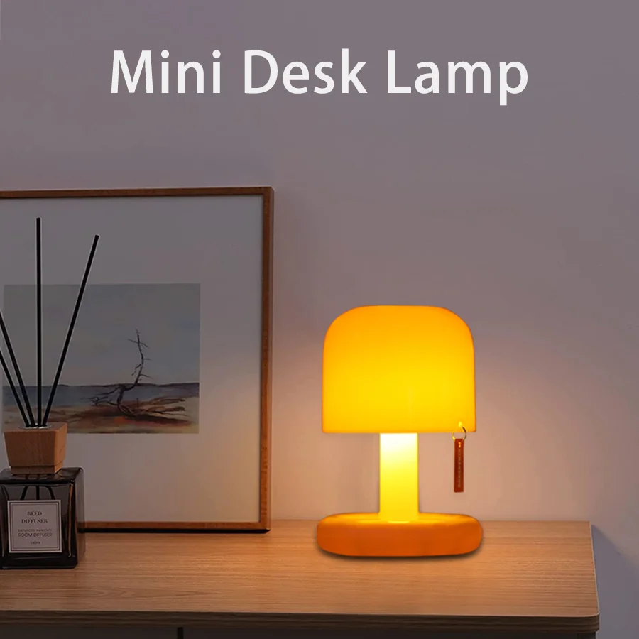

Atmosphere Desk Lamp Sunset Lamp Gradient Sunset Lamp Bedroom Bedside Small Night Lamp Rechargeable Desk Lamp Bedroom Reading