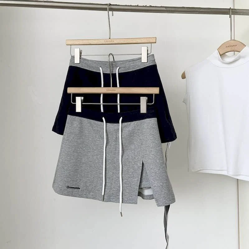 

Women Y2k Skirts Workwear Casual Korean Style Loose Elastic Waist A-line Autumn Winter Dress Vintage Streetwear Women Clothes