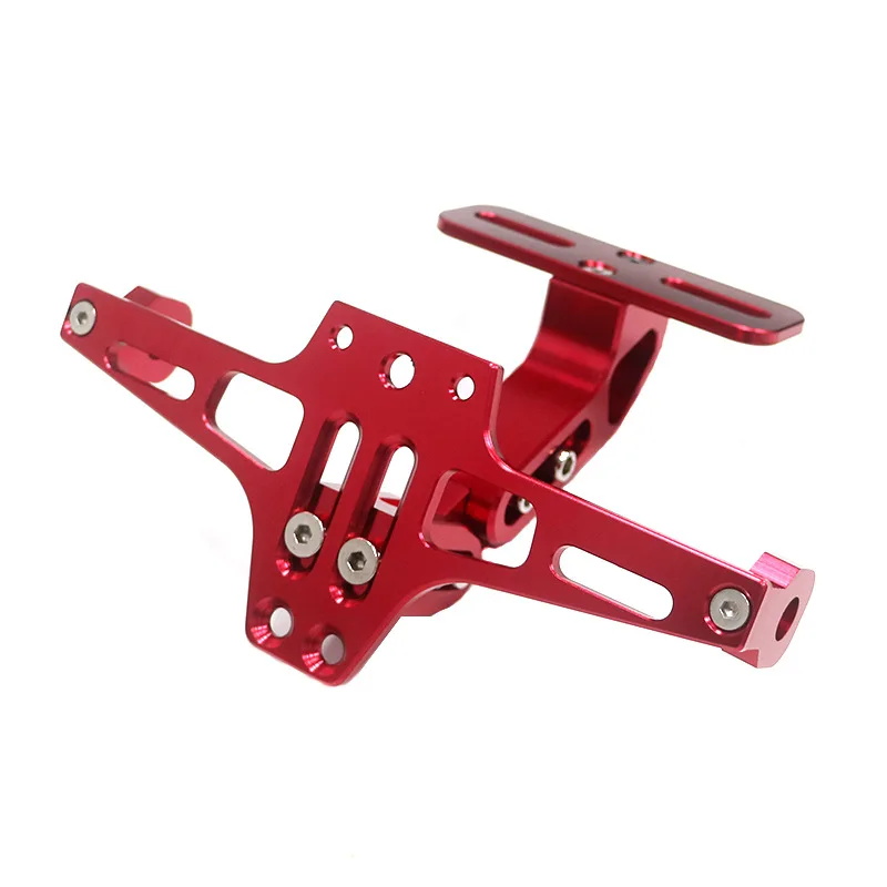 For Honda SUZUKI Kawasaki MT07 MT09 MT10 R1 Motorcycle Rear License Plate Mount Holder Turn Signal Lights Aluminum Alloy Bracket - view 3