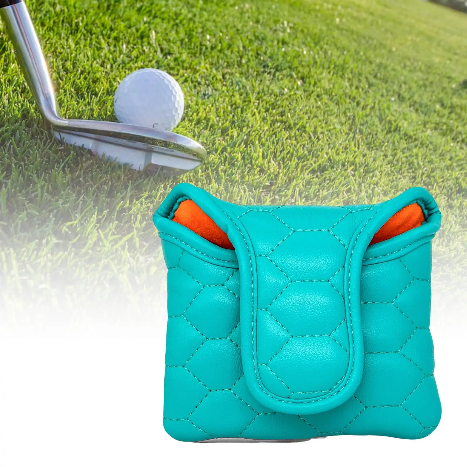 Golf Mallet Putter Headcover Golf Club Headcover Head Protection Training