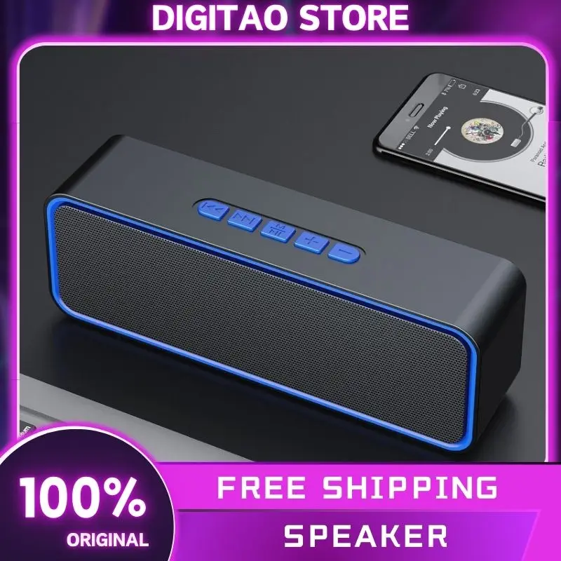 

S11 TWS Portable Bluetooth Speaker Wireless bluetooth Dual horn Speaker Extended Bass and Treble HiFi Ultra Long Battery Life