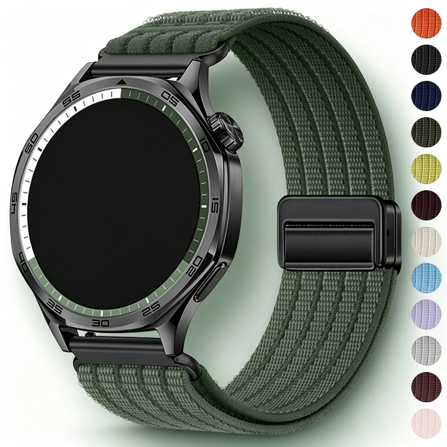 Bracelet magnétique en nylon pour Amazfit Balance 2 3, bracelet de 22 20 mm pour Amazfit Active 2 3 Max Bip Max 6 5 3 3Pro GTR 4 2 3 Pro