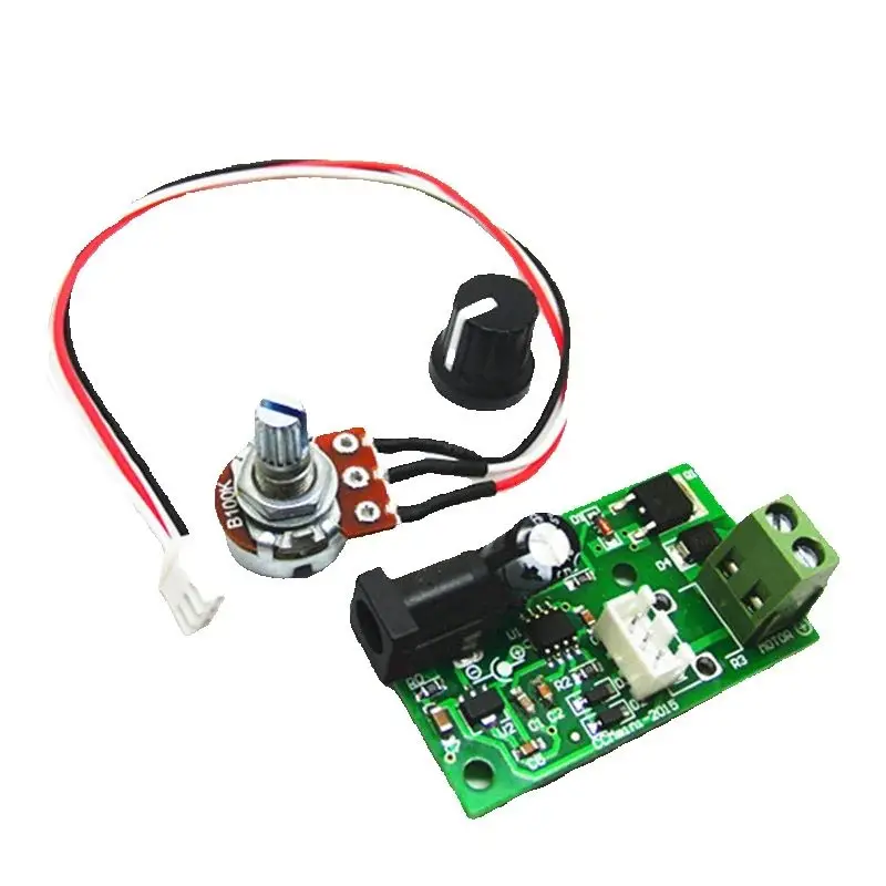 Micro PWM DC Motor Speed Controller 6V12V24V General 3A Small  Board With Potentiometer