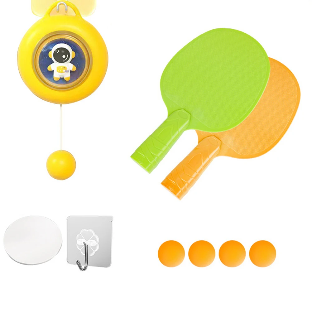 Hanging Pingpong Trainers Kit Hand Eye Coordination Training Tools Parent Child Interaction Table Tennis Exerciser For Kids