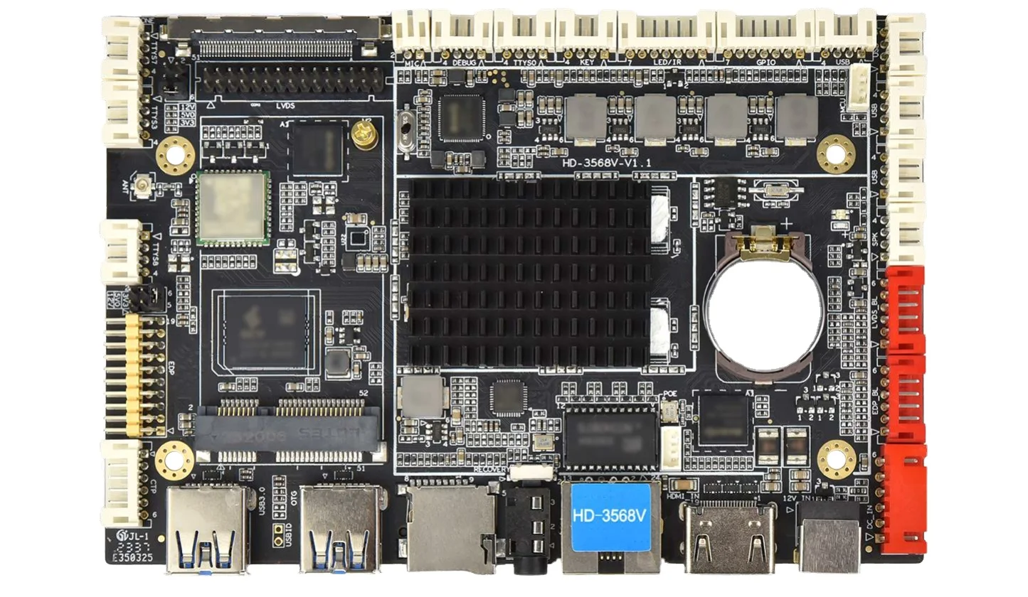 Huidu 4K LCD Smart Motherboard HD 3568V 4G aggiungi 32G per Display LCD con USB CTP