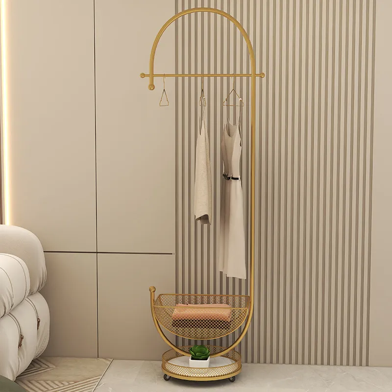 

Standing Luxury Modern Coat Rack Interior Bedroom Modular Coat Rack European Elegant Entrance Perchero De Ropa Home Furniture
