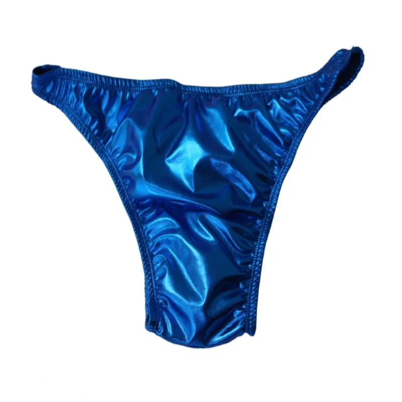 Shiny Sexy Mens Underwear Men's Bodybuilding Competition Trunks Posing Fitness Suit