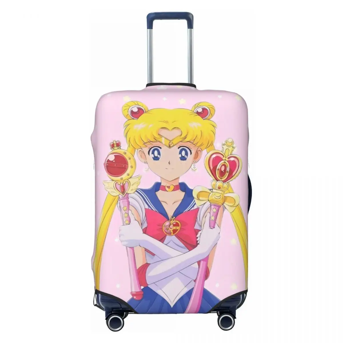 S-Sailor M-Moon Anime Coprivaligia Vacanza Forniture pratiche per bagagli Protezione per viaggi in crociera