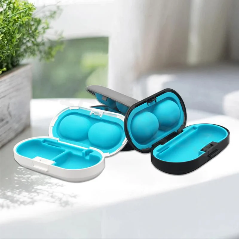 Portable Shockproof Hearing Aid Case 1Pcs Hard Shell Protective Storage Organizer for Business Trip Home Use