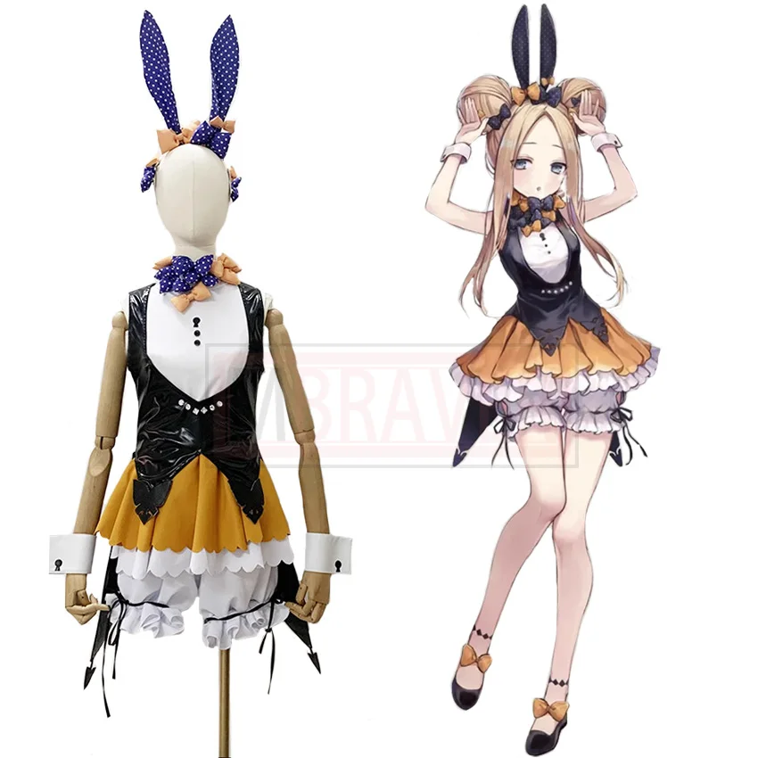 

Fate/Grand Order FGO Abigail Williams Rabbit Girl Bunny Cosplay Costume Halloween Party Outfit Custom Made