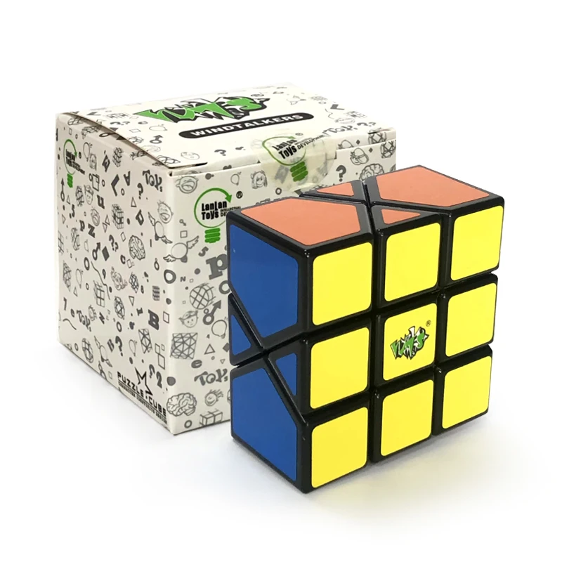 

LanLan Grid Skewb Magic Cube Strange shape Cube Profenssion Sticker Speed Cube Puzzle Toys Cubo Magico Children Gift