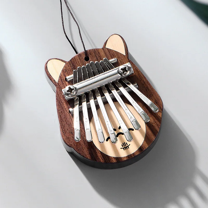 HLURU Mini Kalimba 8 Keys Professional Thumb Piano - Portable Finger Piano Gift Kids Piano Beginners Musical Instruments