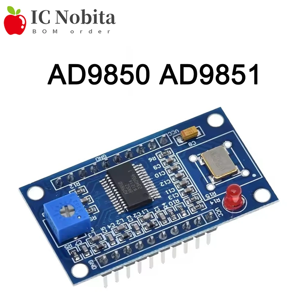 1PCS AD9850 AD9851 Module DDS Signal Generator Sine Square Wave High Frequency Signal Source 0‑40MHz 0‑70MHz