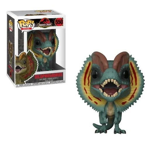 FUNKO POP Jurassic-world & Dinosaur Velociraptor #549 #550 Action Figure Boy toys for children birthday Gift