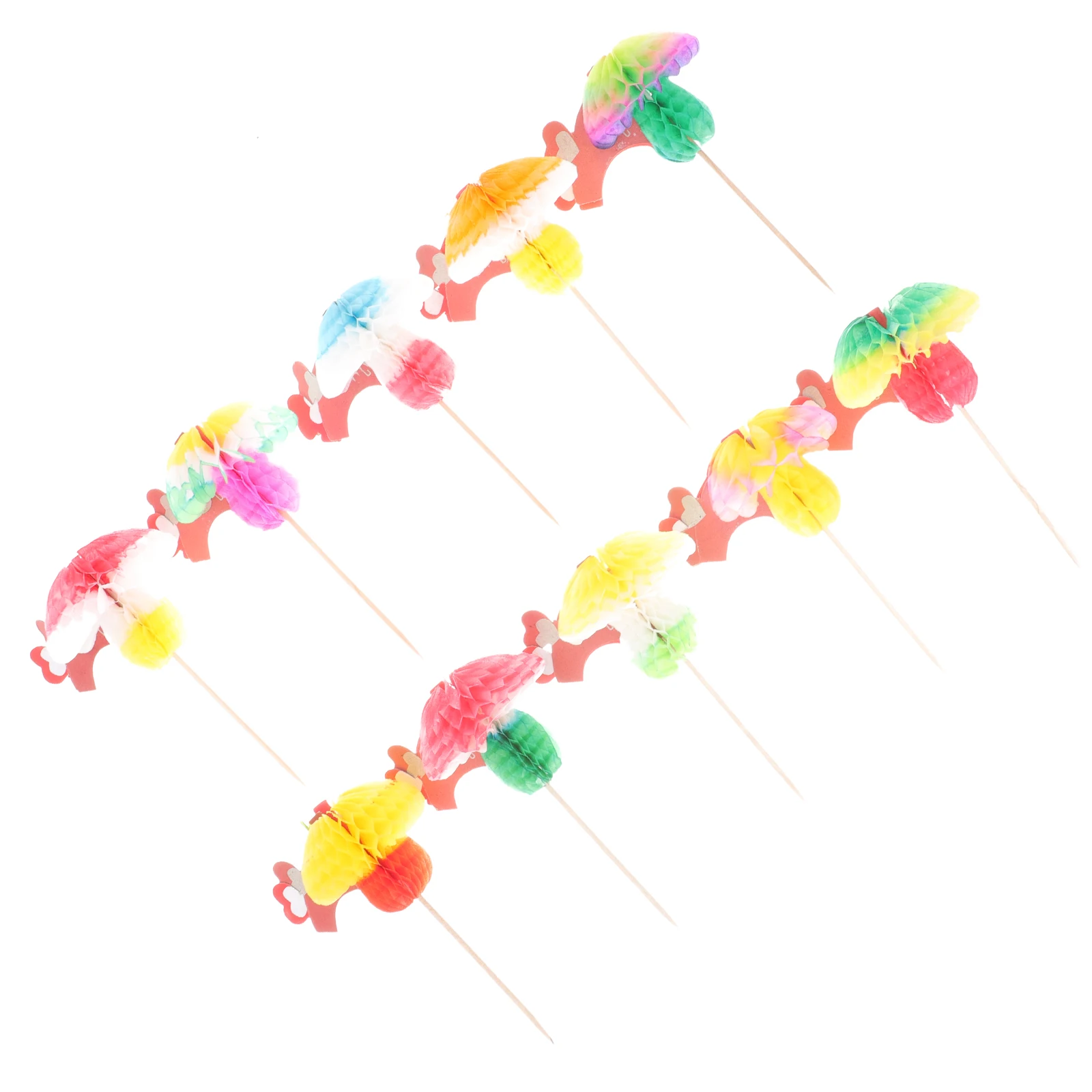 

Creative Paper Umbrella Picks Cocktail Fruit Drink Decorations Mushroom Shaped Food Sticks Party Supplies Birthday Wedding