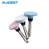 XLHDENT 10Pcs/Box Dental Silicone Polishing Rubber Grinding Wheel 2.35mm RA Finisher for Low Speed Handpiece 10Pcs/Box
