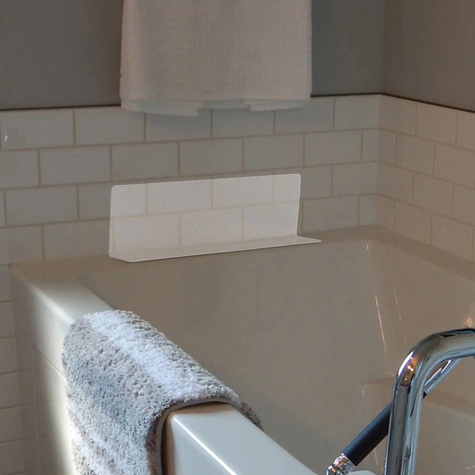 

Набор из 4 прозрачных самоклеящихся защитных панелей от брызг для ванной, душа, раковины и кухни