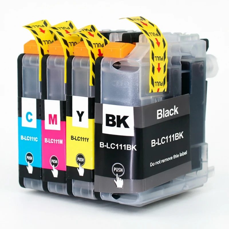 LC111 B-LC111 LC-111 Compatible Color Ink Cartridge For Brother DCP-J552N DCP-J752N DCP-J557N DCP-J757N MFC-J980DN-B/W Printer