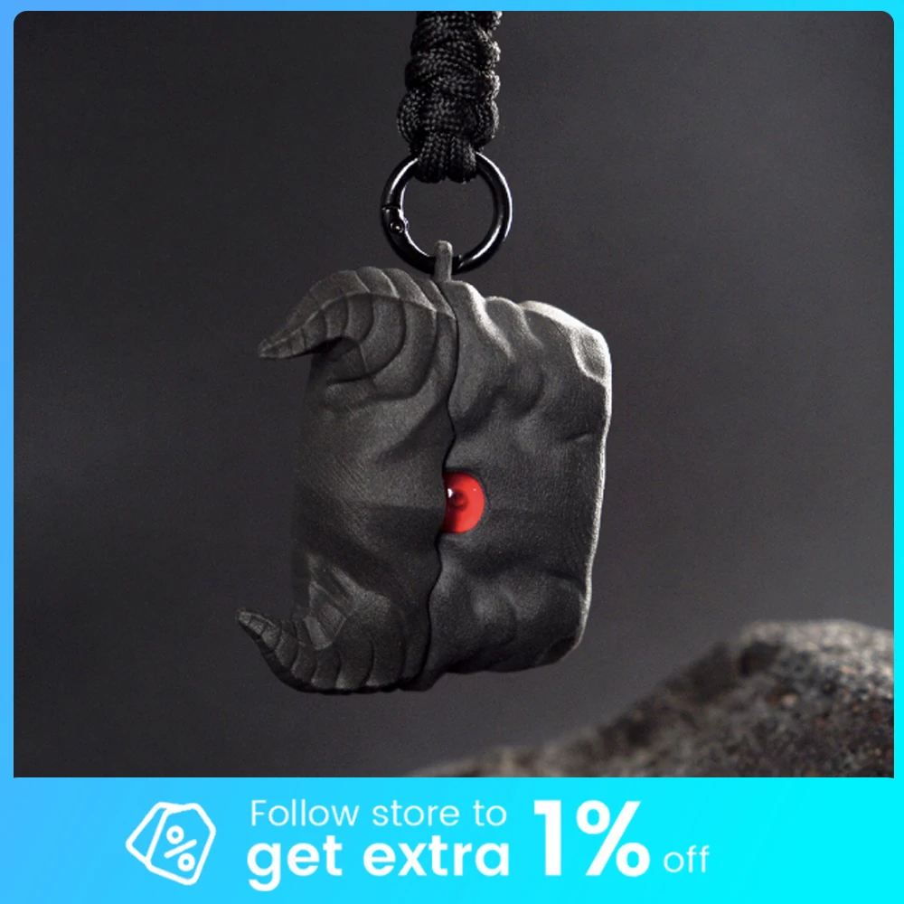 

XKSU Защитный чехол для наушников Devil's Eye для AirPods Pro, жесткий защитный чехол с 3D принтом, индивидуальный креативный подарок для мужчины