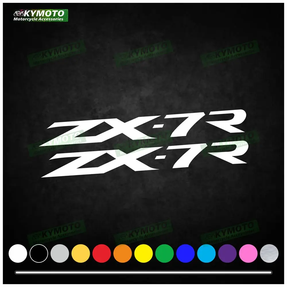 

For ZX-7R ZX7R motorcycle accessories decals fairing decoration helmet fuel tank engine logo reflective waterproof sticker