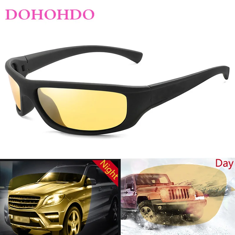موضة فاخرة في الهواء الطلق القيادة للرؤية الليلية الاستقطاب نظارات النظارات الشمسية الرجال النساء سائق ليلة المضادة للوهج نظارات Очки UV400 #1