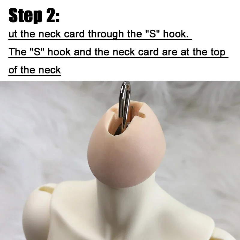 Bjd人形アクセサリー付き、日常のメンテナンスプル、お出かけ、メイクアップ家の特別なネックカードフック、人形のアクセサリー