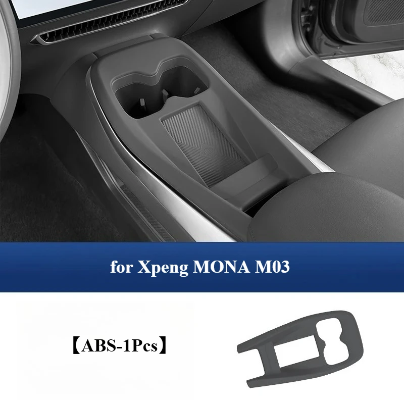 

for Xpeng MONA M03 Car Central Control Panel Protective Cover, ABS Decorative Frame Trim Protector Car Interior Accessories