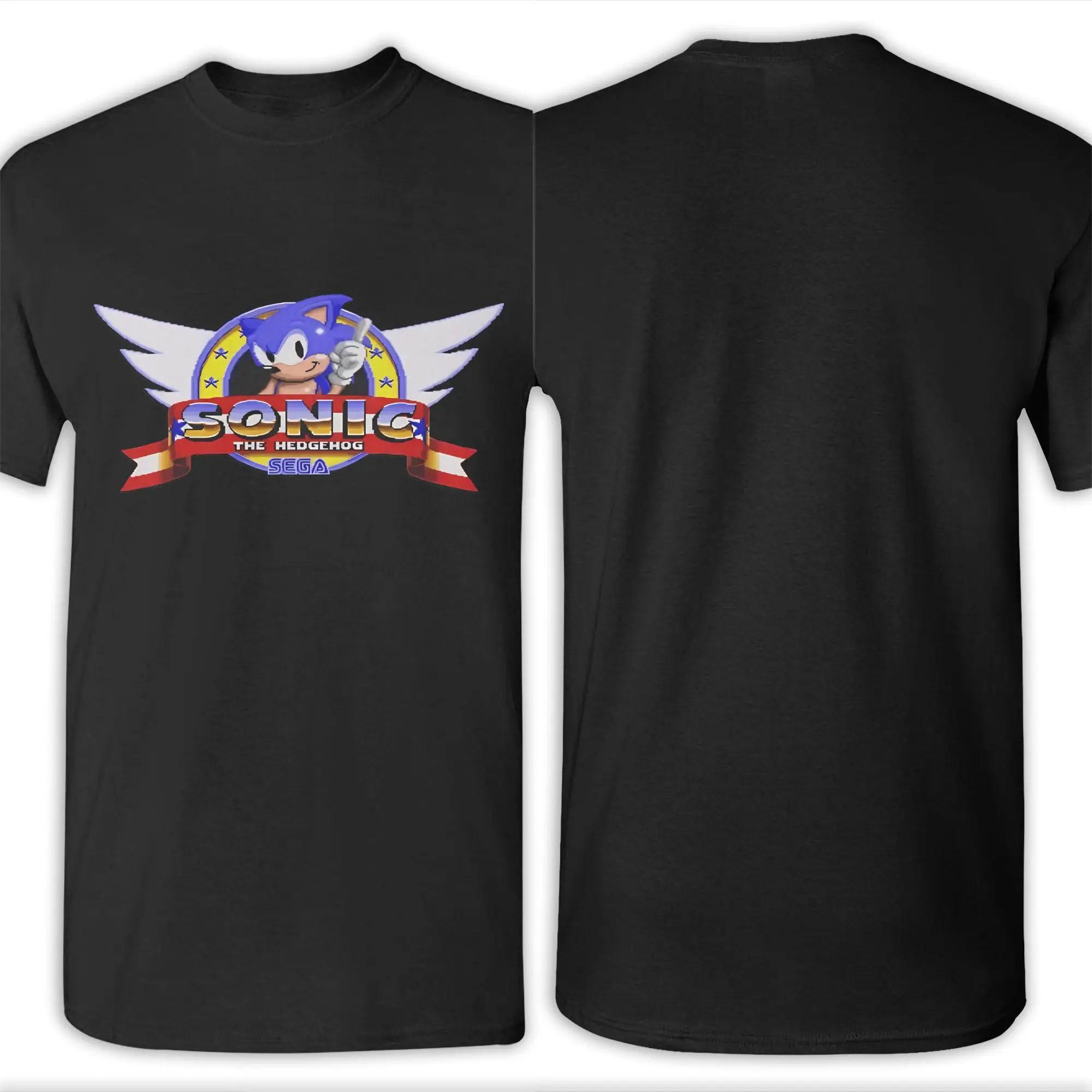 sSONIC THE HEDGEHOG Lustiges Grafik-T-Shirt aus 100 % Baumwolle. sSonic the Hedgehog T-Shirts für Herren – Detail 6