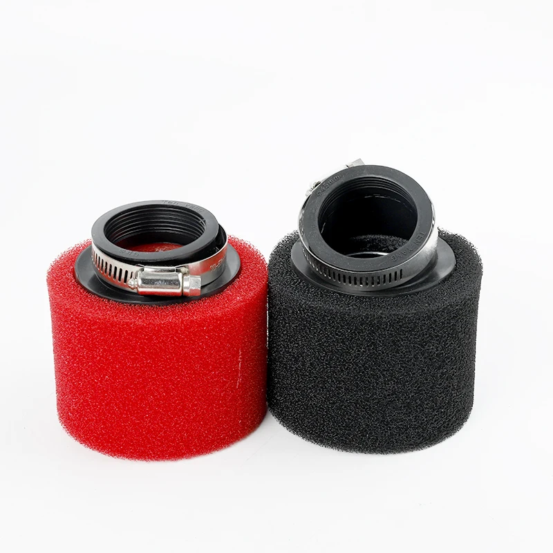 Foam Air Filter 35mm 38mm 42mm 45mm 48mm  Black and Red  Sponge Cleaner Moped Scooter Dirt Pit Bike Motorcycle