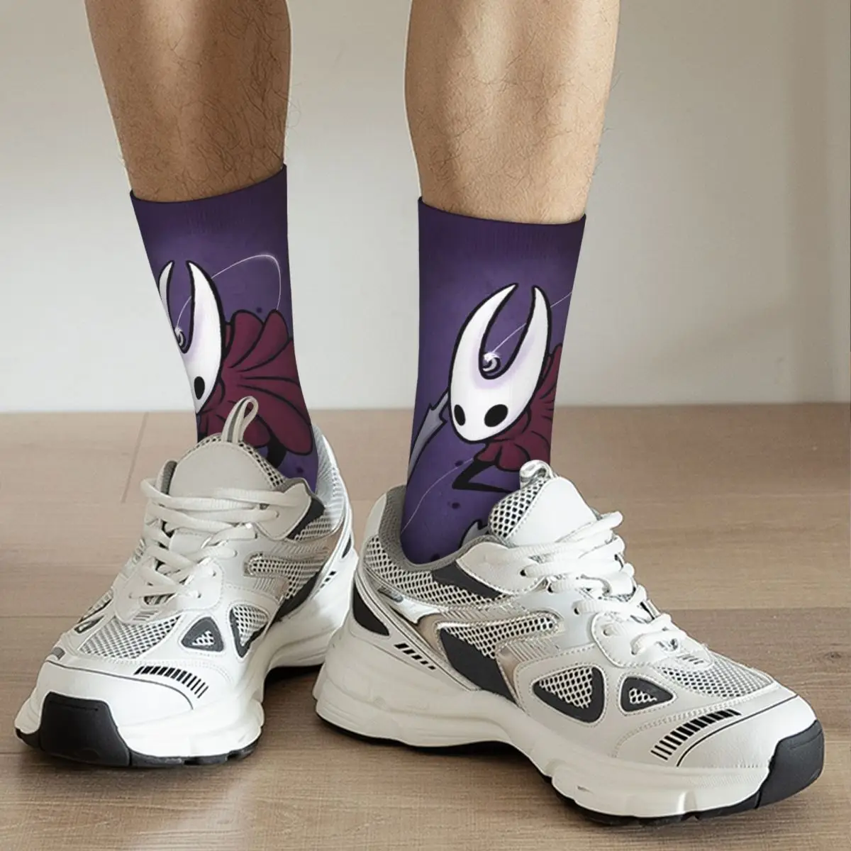 Anime Game Hollow Knight Socks Harajuku High Quality Stockings All Season Long Socks for Unisex Valentine's Day Gifts