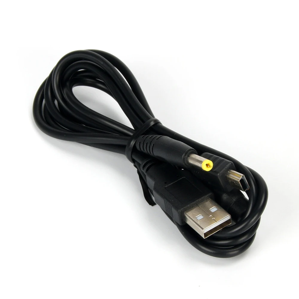 1.2m USB Charging Cable for PSP 1000 2000 3000 USB Data Transfer Cable Replacement Cord for Playstation 2 in 1 Cable Splitter