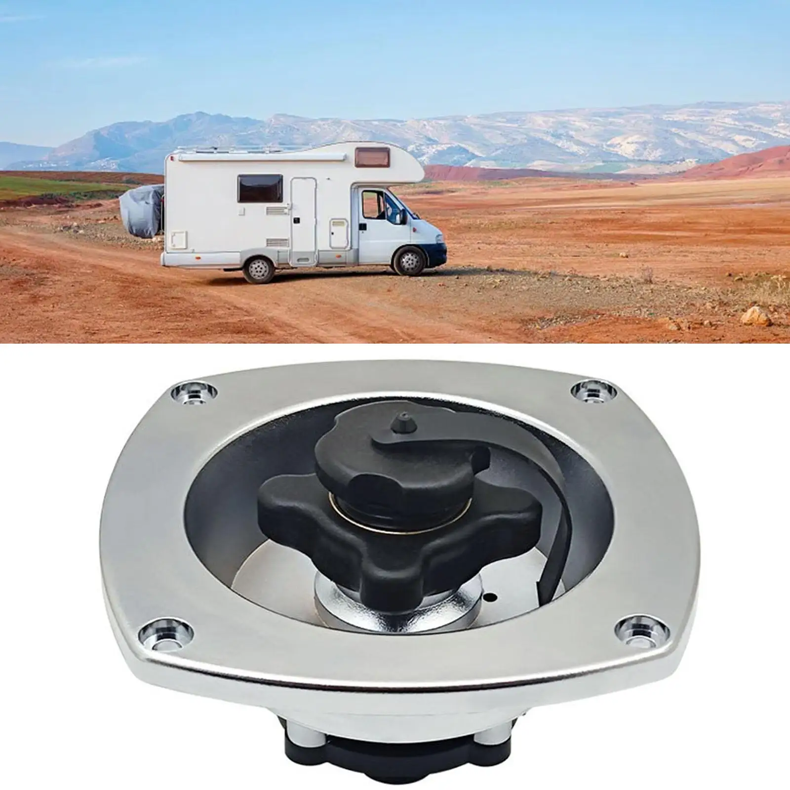 

Universal RV Water Inlet with Check Valve Compact Easily Install Replacement