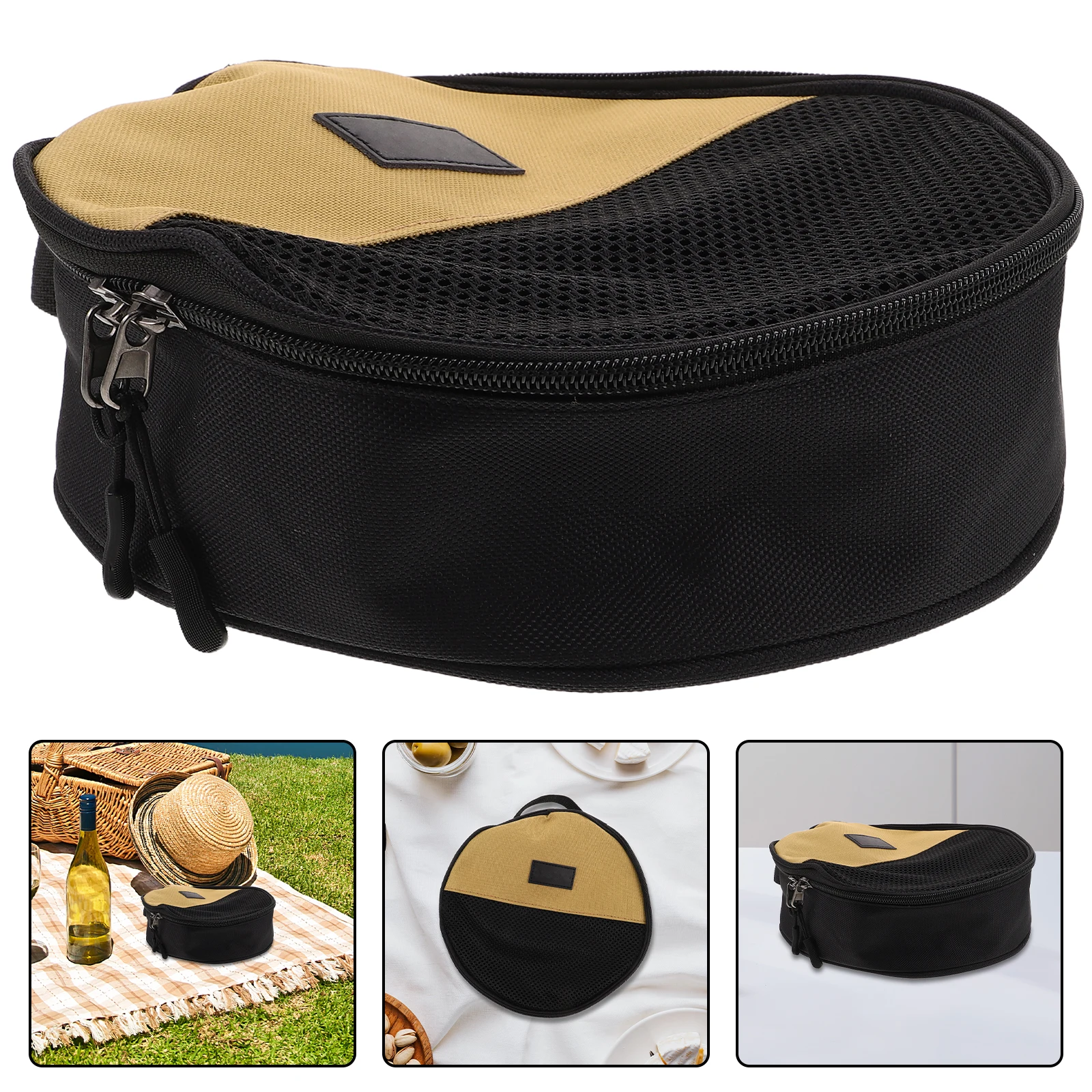

Outdoor Cutlery Storage Bag Camping Cooker Carrying Cookware Portable Tableware Travel Dinnerware Utensil Pouch