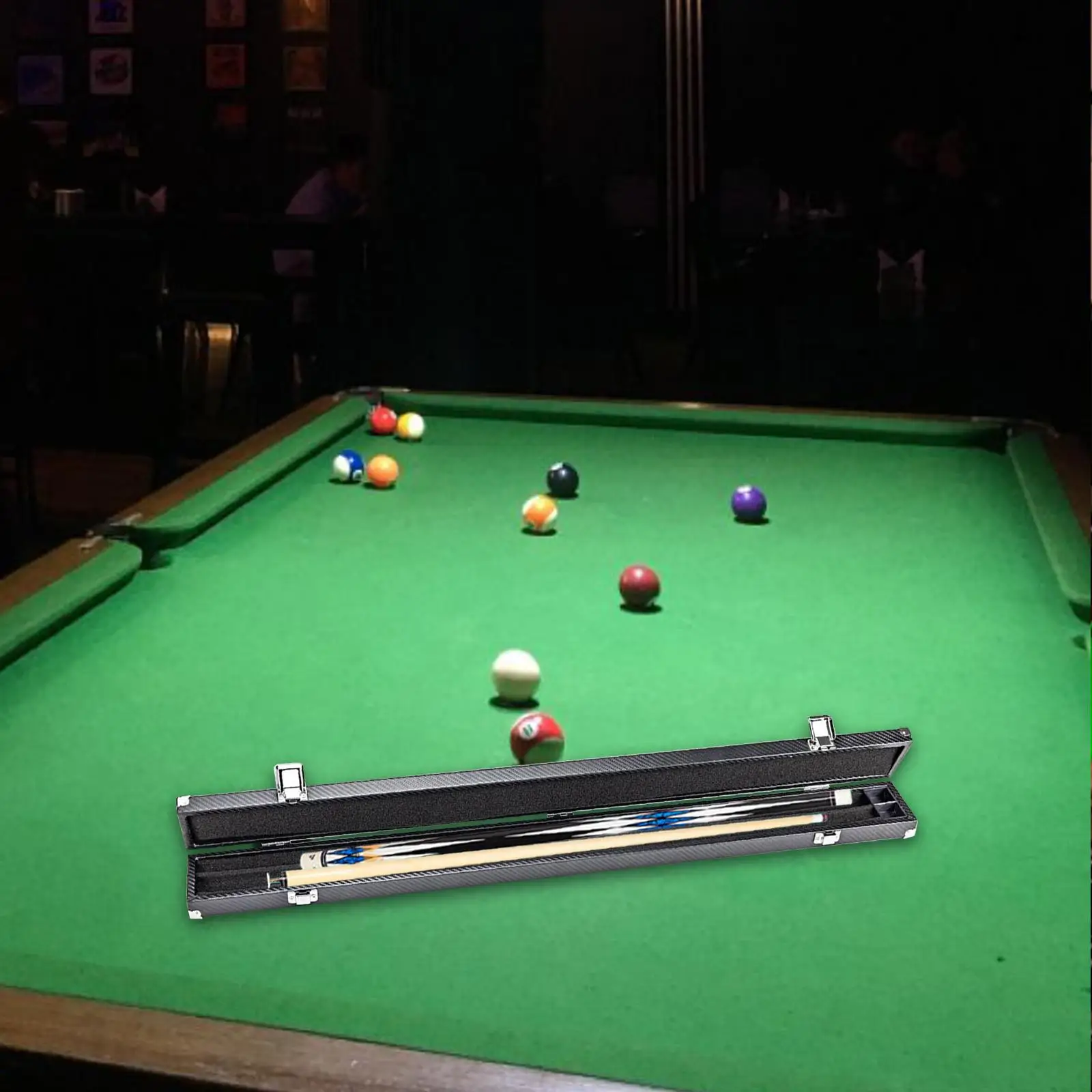 1/2 tongkat biliar tas tangan pelindung meja tongkat Billiard kotak tongkat biliar