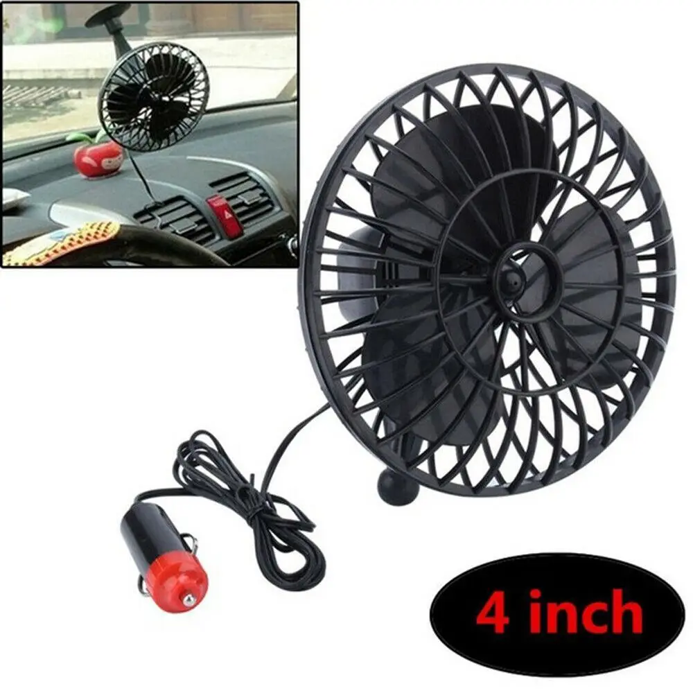 

Oscillating Portable Cooling Vans Vehicle Caravan 12V Suction Cup Fan Car Air Conditioner Car Fans