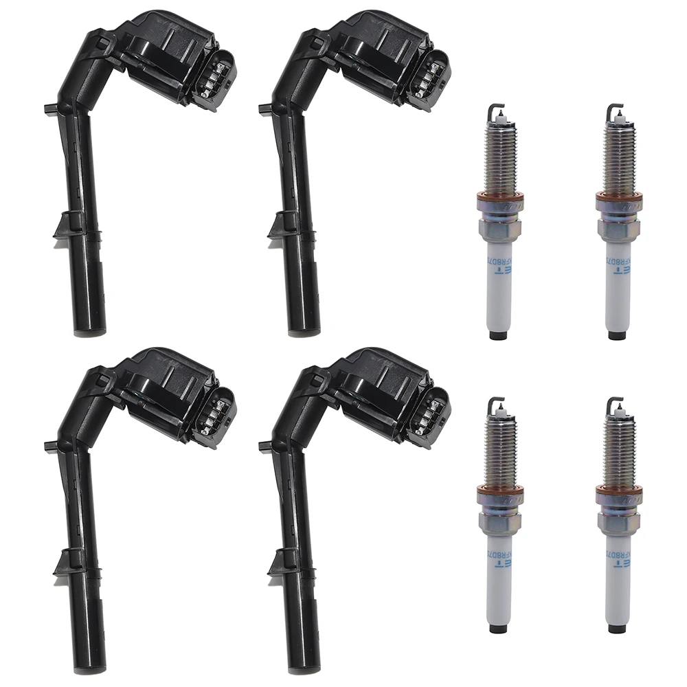 Ignition Coils + Spark Plugs Kit For BENZ W205 W204 W176 W246 W242 W212 C205 S205 GLA GLC GLK SLK C300 E250 A2749060600 28400714