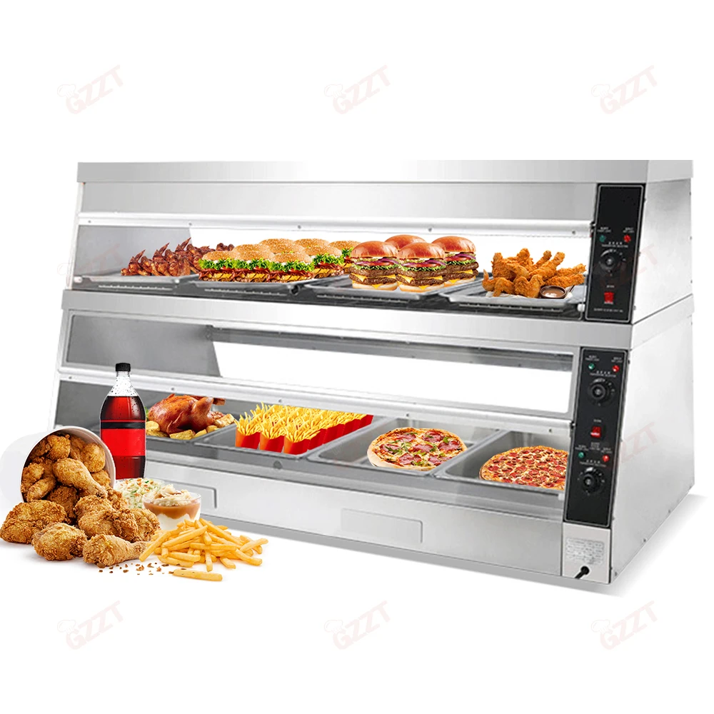 

Commercial Electric Food Warmer Display Restaurant Bread Showcase Food Insulation Cabinet Food Preservation Heating Equipment