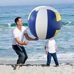 Voleibol de playa inflable gigante de PVC, pelota de césped grande para exteriores, pelota de reunión deportiva divertida, equipo de construcción de voleibol de playa, nuevo